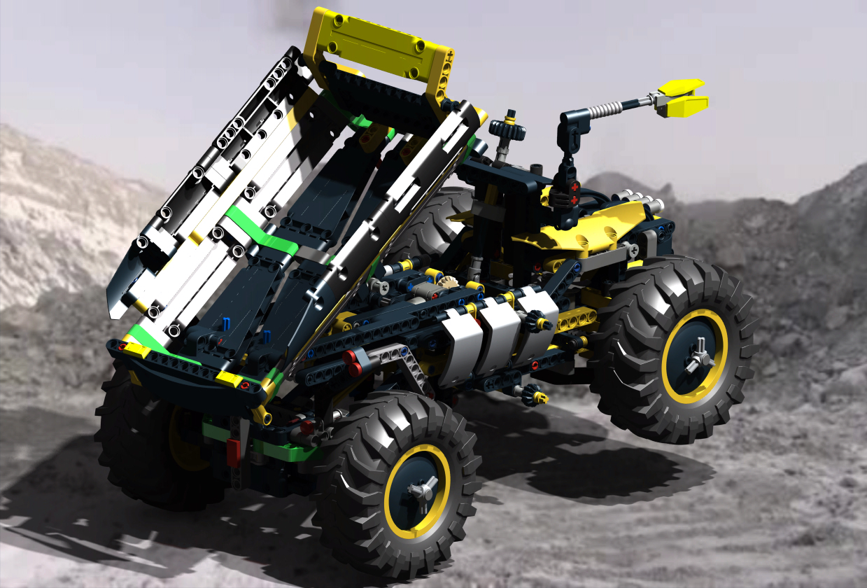42081 Volvo概念轮式载运机3D数模图纸 STP格式